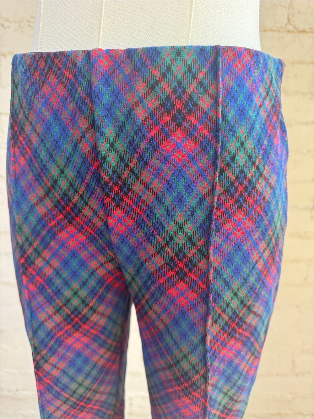 Anthropologie Maeve The Margot Kick-Flare Cropped Pants Plaid Edition Size XS - Picture 10 of 16